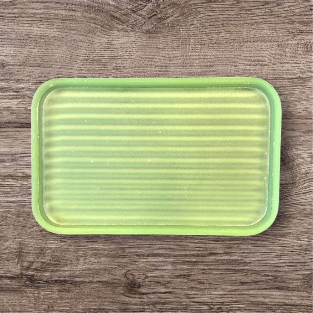 Green Glass tray